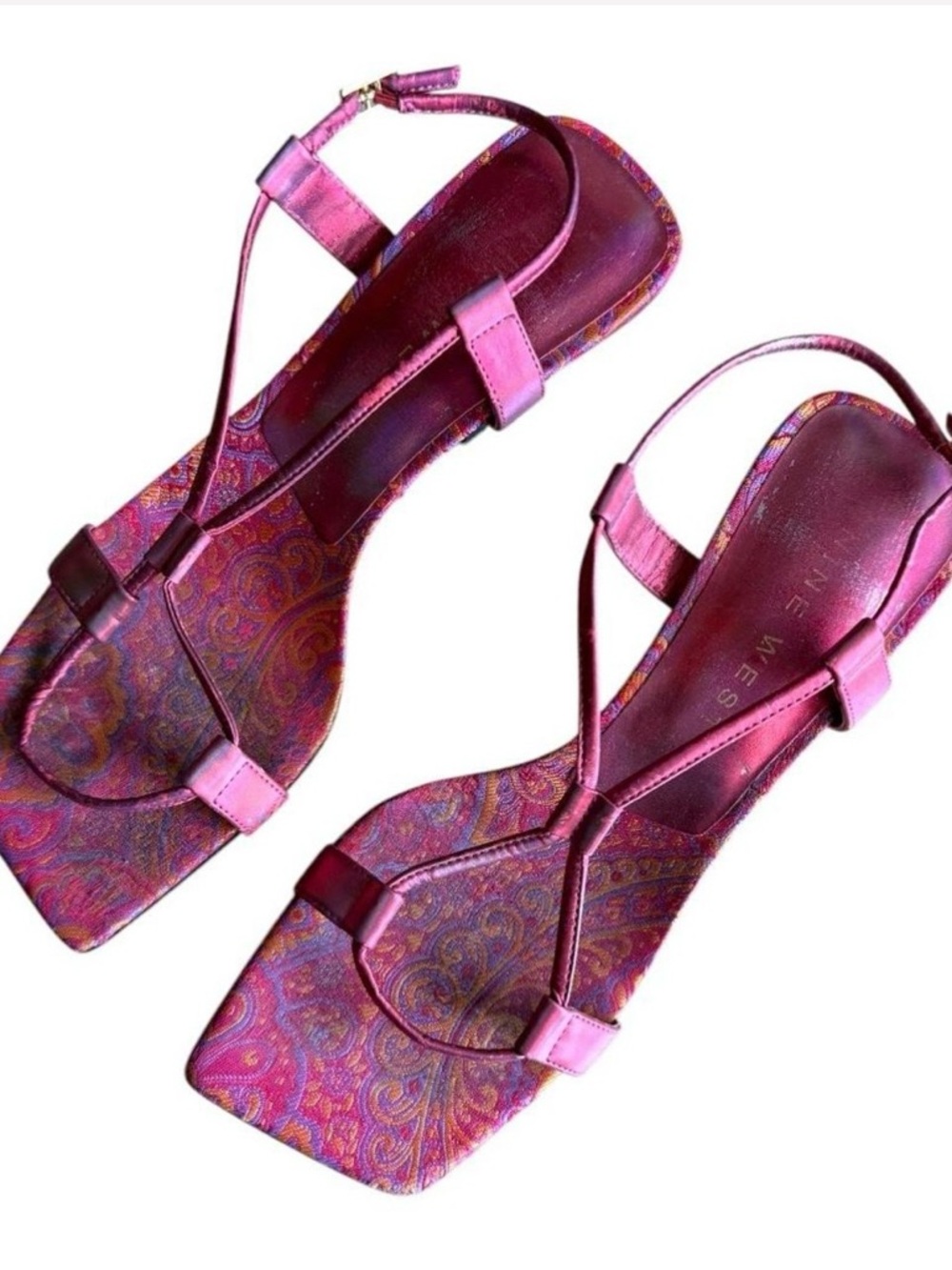 Nine West Y2K Strappy Heeled Sandals - Picture 3 of 3